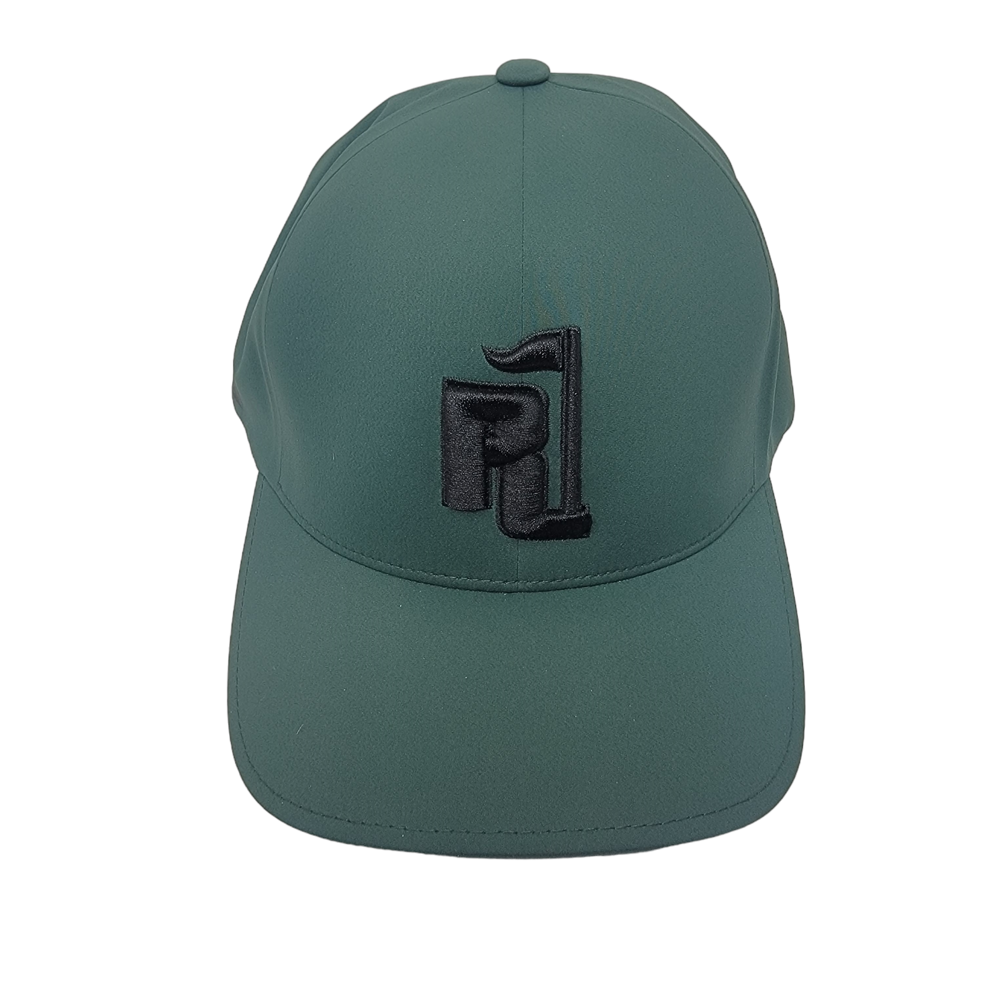 Raza Golf Spruce Fitted Hat with Black and Black Logo