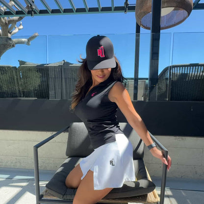 Alysha DelValle with Raza Golf