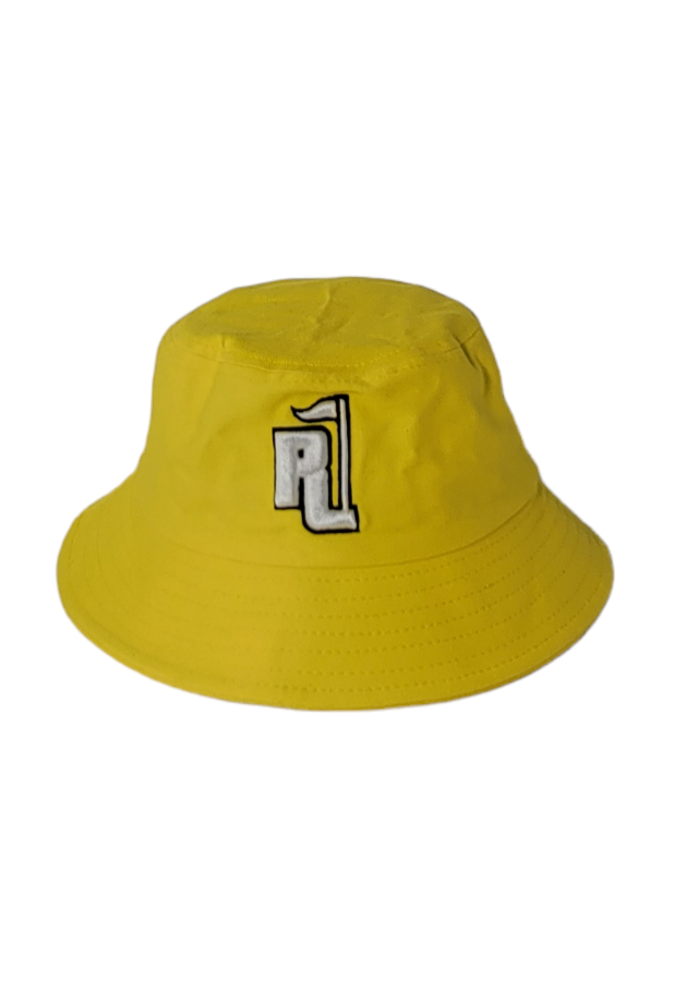 Raza Golf Yellow Bucket with White and Black Logo