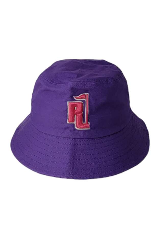 Raza Golf Purple Bucket with Pink and White Logo