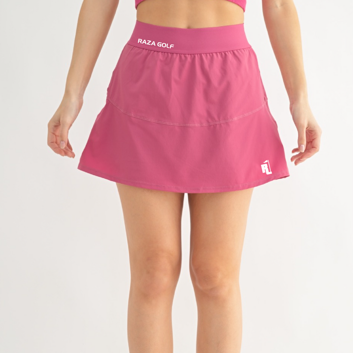 Pink Flowy Skort Raza Golf